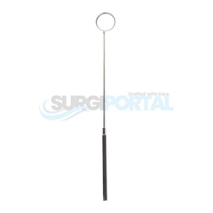 Laryngeal Mirror Size 4, Static, Octagonal Handle, 20mm Diameter - Image 1