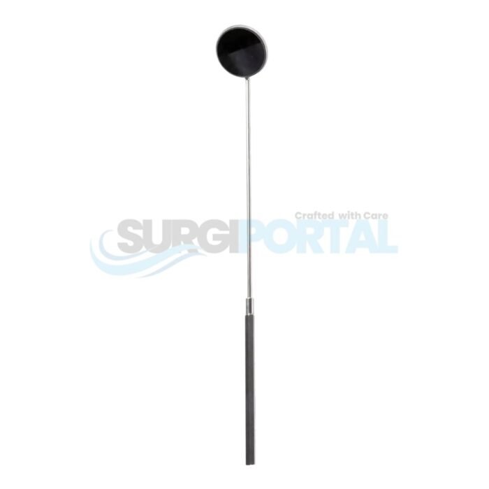 Laryngeal Mirror Size 6, Static, Octagonal Handle, 24mm Diameter - Image 1
