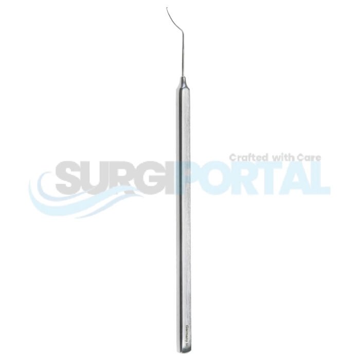 Lewicky Lens Manipulator Hook – Curved Blunt Tip 0.15mm Dia - Image 1