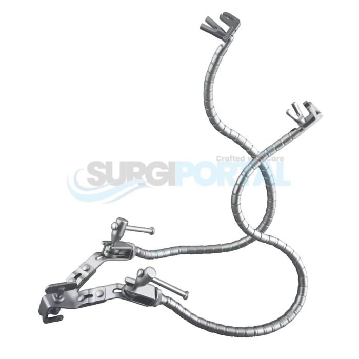 Leyla Self Retractor Brain Retractor Set Two Arms Orthopedic Surgical Instrument - Image 1