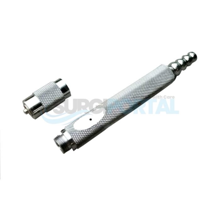 Liposuction Luer Lock + Threaded Fitting Handle Cosmetic Plastic Surgery 2 In 1 - Image 1