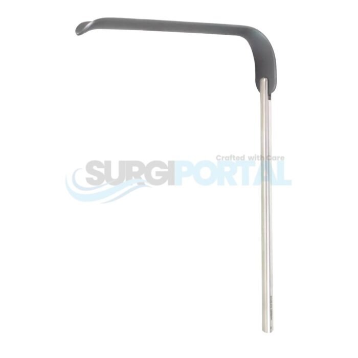 Lobster Renal Swivel Retractor – 1″ x 6″ Aluminum - Image 1