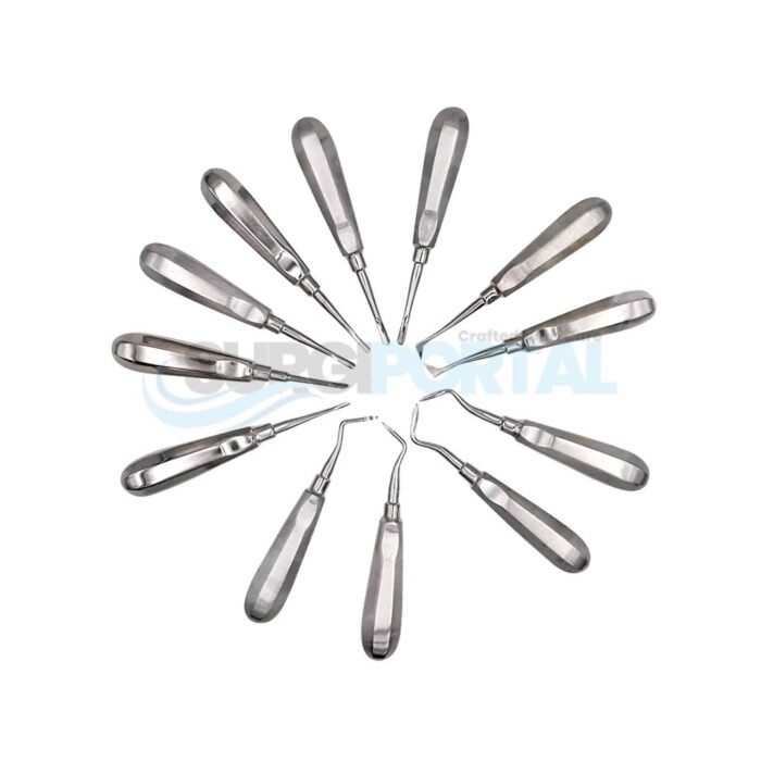 Luxating Apical Dental Surgery Root Extraction Extracting Elevators 20 Pcs Set - Image 1