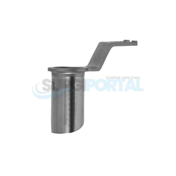 MIS Tubular Retractor Titanium – 24mm x 4cm Beveled - Image 1