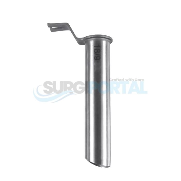 MIS Tubular Retractor – Beveled Titanium 14mm x 7cm - Image 1