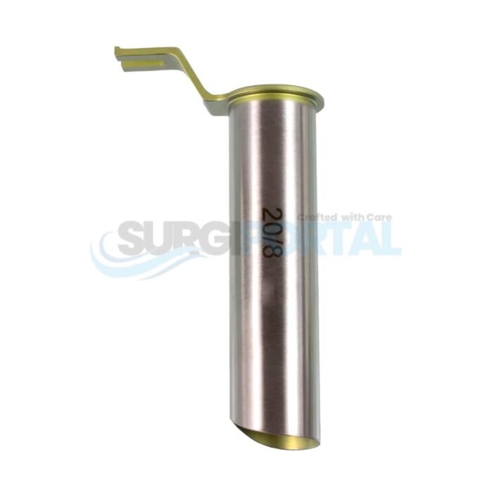 MIS Tubular Retractor – Titanium 20mm x 8cm Beveled - Image 1