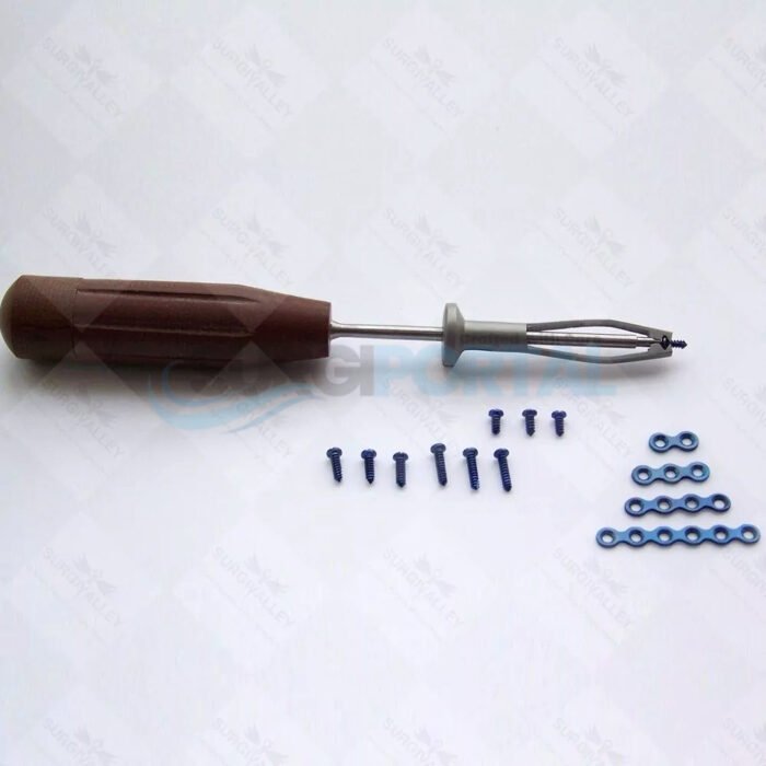 Maxillofacial Adaption Fragment Titanium Plates Mini Screw Driver Implant Tools - Image 1