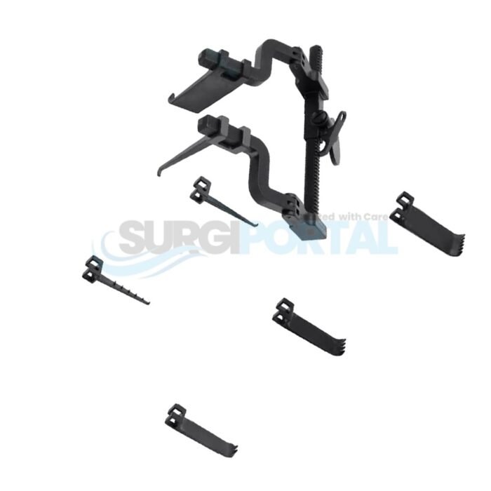 McCulloch Micro Discectomy Lumbar Retractor 38 PCs Set With Black Color - Image 1
