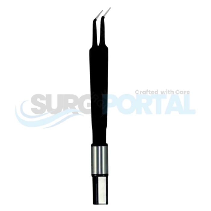 McPherson Curved European Non-Stick Bipolar Forceps - Image 1