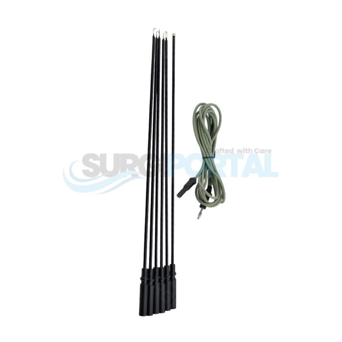 Monopolar Electrode Needle Laparoscopic with Suction 4mm Banana Pin - Image 1