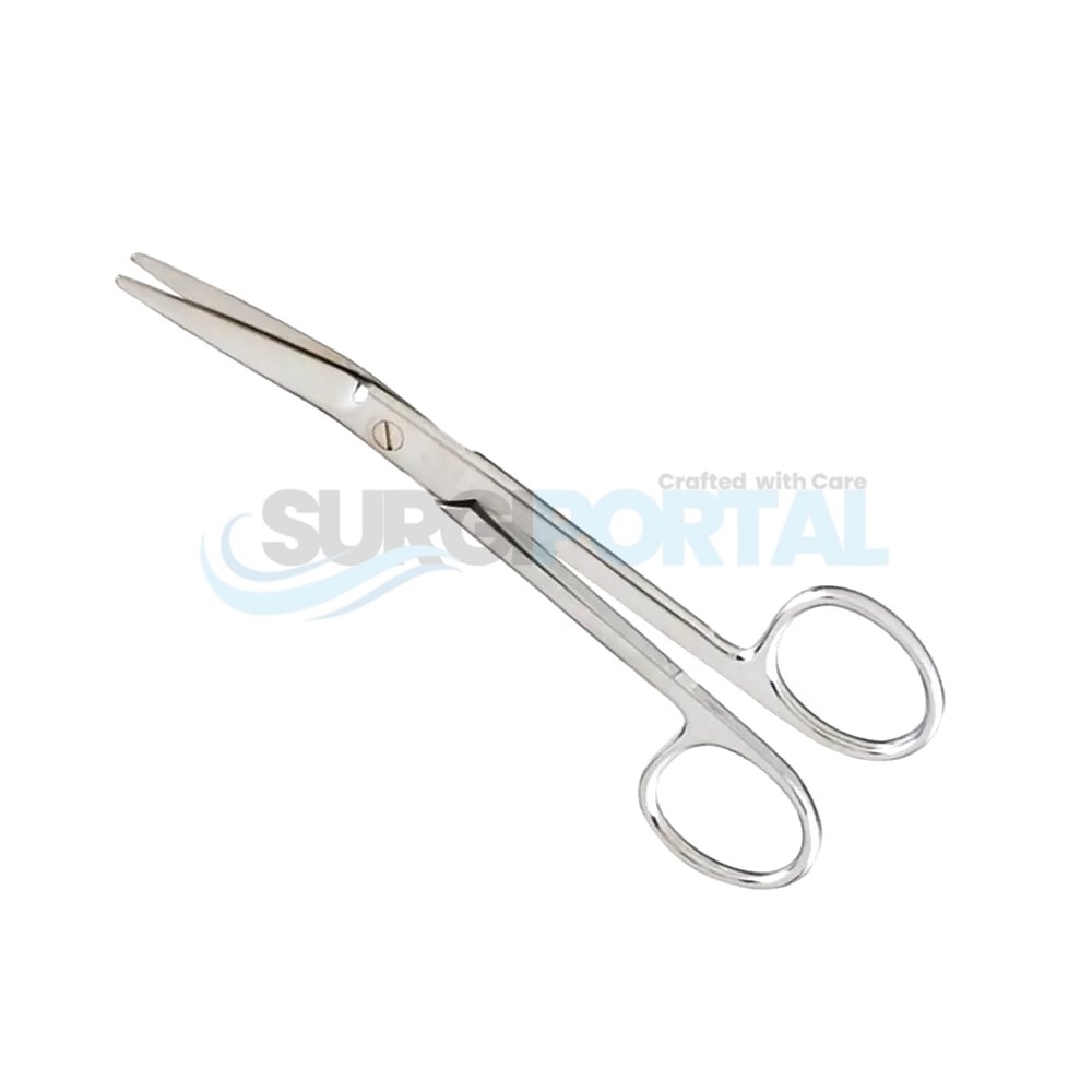 resized_processed_News Suture Scissors Blunt Angled 5 Inch Scissors News Suture Scissors Blunt Angled 5 Inch Scissors - Image 1