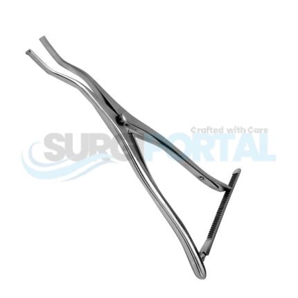 Offset Lamina Spreader with Teeth – Orthopedic Bone Holding Forceps