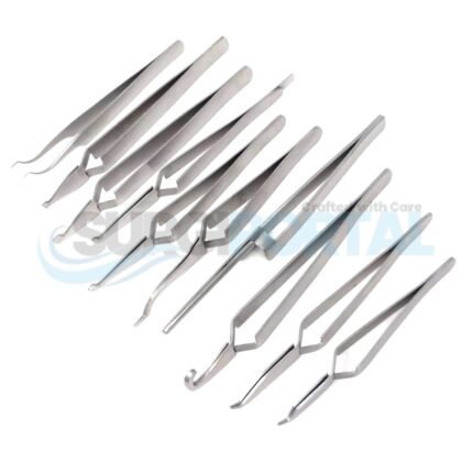 Orthodontic Reverse Action Tweezer Set – Precision Dental Holding Instruments for Orthodontic Procedures