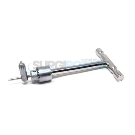 Orthopedic T- Handle With Chuck & Key Orthopedic Veterinary Surgery Instruments