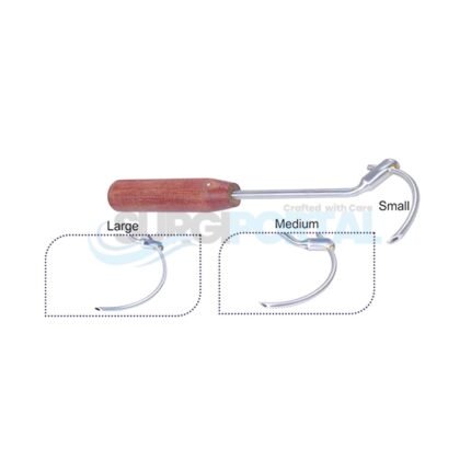 Orthopedic Wire Passer Guide Combo of Small, Medium & Large with Fiber Handle