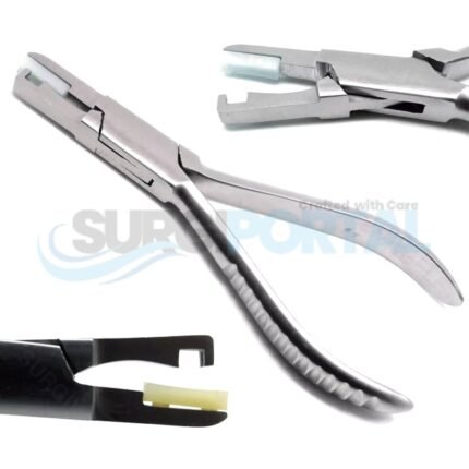 Pad Adjusting Pliers 6 Optical Nylon End Eye Glasses Repairing Stainless Steel