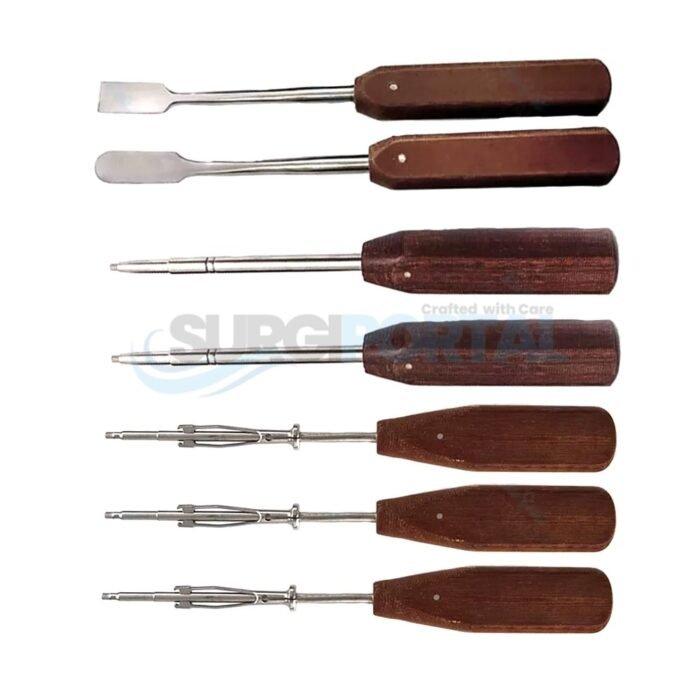 Periosteal Elevator With Fiber Handle Set Spinal Orthopedic Surgical Instruments - Image 1