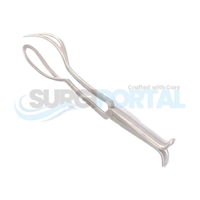 Piper Obstetrical Forceps Fenestrated Blades Curved Obstetrics & Gynecology Equipment - Image 1