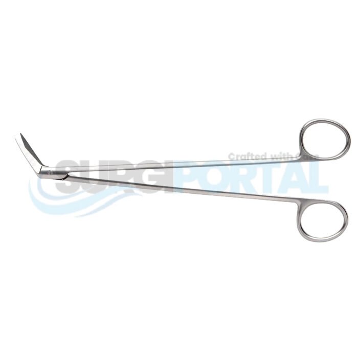 Potts Smith Angled Scissors Flat Cardiovascular Scissors 190mm - Image 1