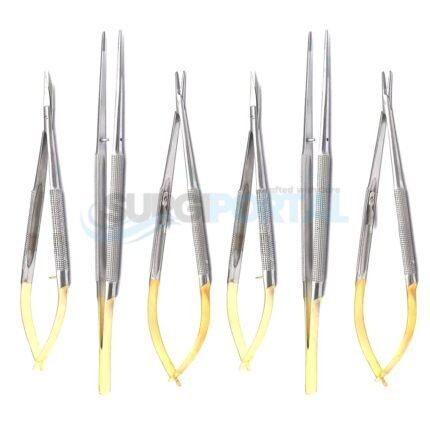 Premium Quality O.R Grade Castroviejo Micro Surgery Ophthalmic Kit 9 Pcs Set