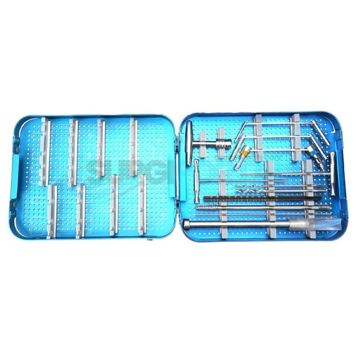 Quick Coupling Drill Bits & Drill Guide Set of 11 Pieces Orthopedic Instruments - Image 1