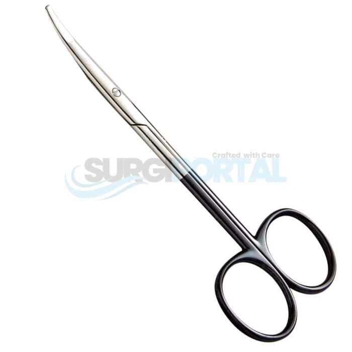 Ragnell Dissecting Scissors Flat Tip Curved 7 Supercut Scissors - Image 1