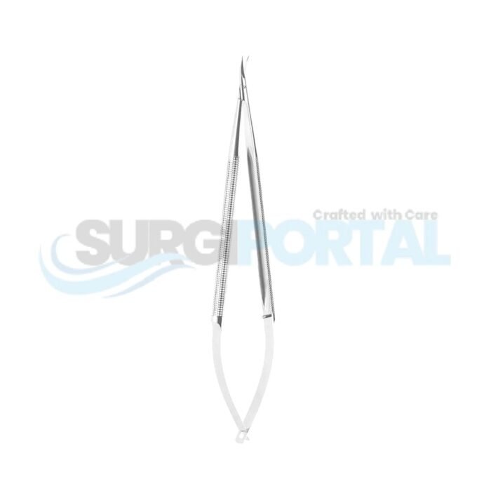 Rhoton Micro Scissors – 7", Curved Blades - Image 1