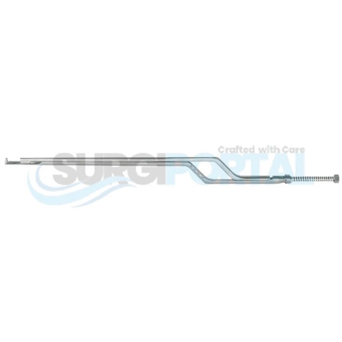 Rotating Kerrison Shaft, 6″ (150mm) Bayonet, 3mm, 90° Up, Stainless Steel, Requires 70-2390 Micro - Image 1