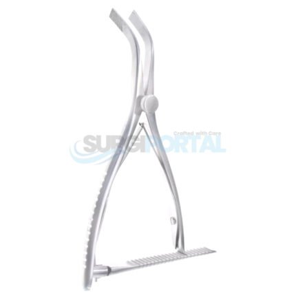 Saxena Bone Grafting Retractor with Serrated Tips 6.5"