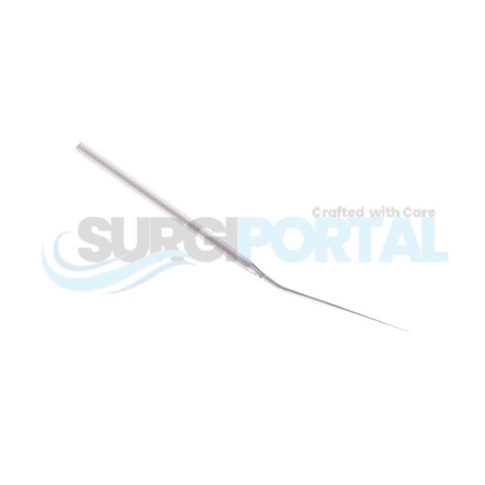 Schuknecht Hook Tip 0.4mm Angled Up Anterior 15.8cm Middle Ear Stapes Surgery Instrument - Image 1