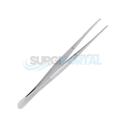 Semken Tissue Forceps Straight 1 X 2 Teeth 15.0 cm General Surgery Instruments