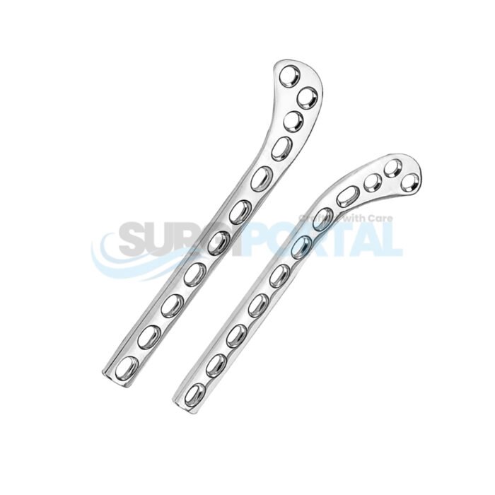 Set of 6 PCS Orthopedic Tibia Lateral Proximal Plate DCP 4.5mm - Image 1