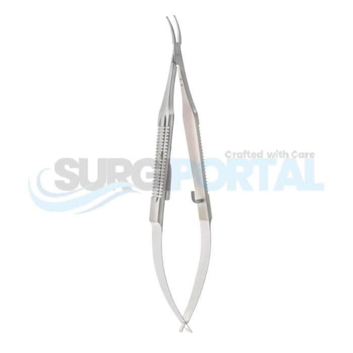 Shepard II Lens Holding Forceps – with Notched Tips & Lock - Image 1