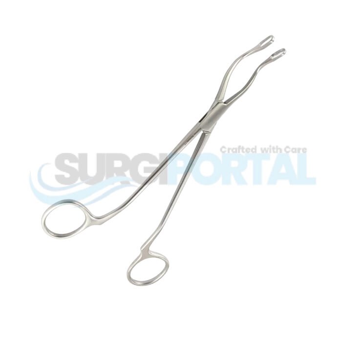 Single Use Disposable St Clair Adenoid Forceps 5mm x 10mm Ring Jaw Sharp 18cm Long ENT Surgery Instruments - Image 1