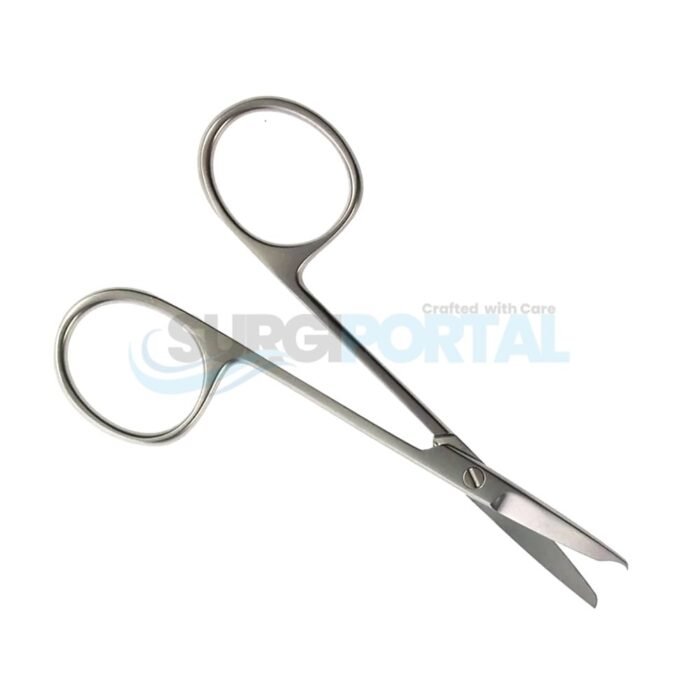 Spencer Suture Scissors Straight 115mm Notch Tip Non Sterile Reusable - Image 1