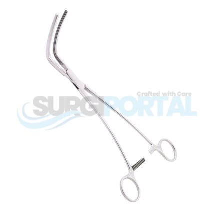 Spoon-Shaped DeBakey Aortic Clamp 270mm Jaw Type DeBakey 2 x 3 Teeth