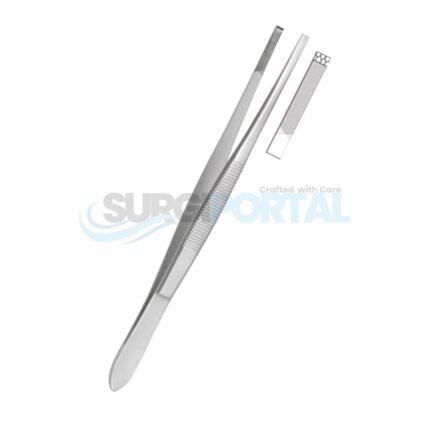 Stille Barraya Cv Forceps 3X4 Teeth 185 mm Non Sterile Reusable General Surgery Instruments