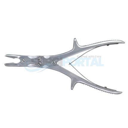 Stille-Luer Bone Rongeur 9 (22.5 cm) Curved Double Action German Steel