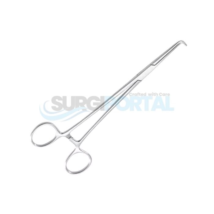 Storey Hemostatic Forceps 52mm Jaw Curve Cross Serrated 20.3cm General Surgery Instruments - Image 1