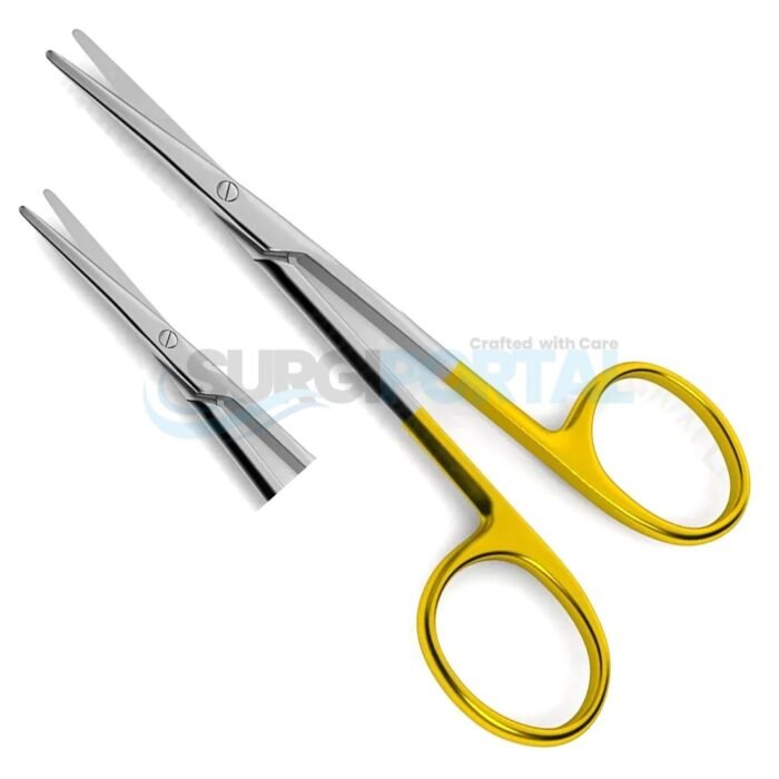 Strabismus Scissors Straight 4 1 2 Tungsten Carbide Scissors - Image 1