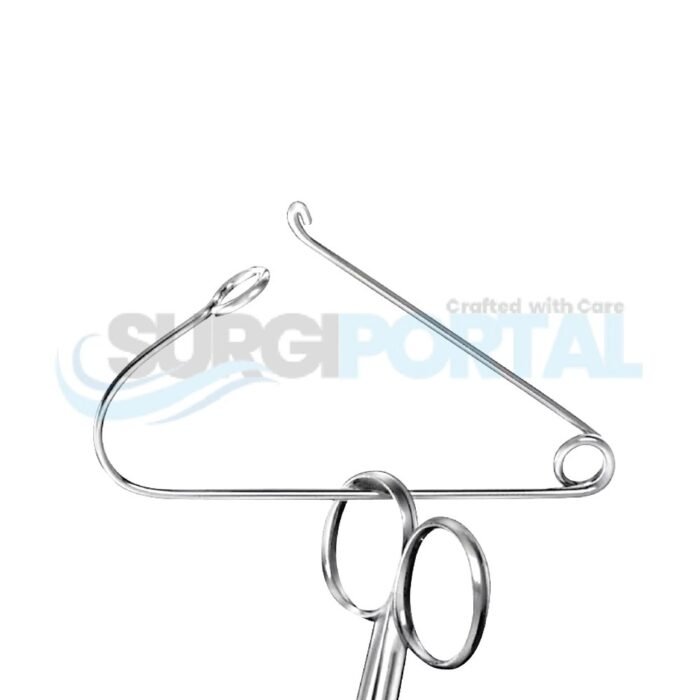 Surgical Forceps Holder Instrument Bunt Safety Pin Veterinary Instrument Holding - Image 1