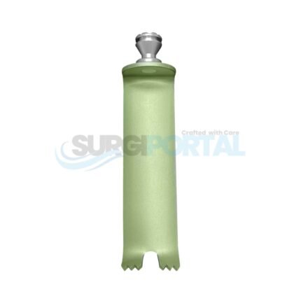 T-Line Notched Medial Retractor Blade 23 x 70mm Lt Green with Conical Hub