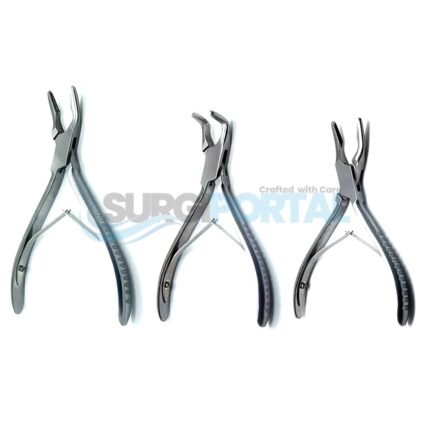 TC Pin Wire Cutter Ruskin Bone Rongeur Cutting Forceps Set of 6 Pcs Orthopedics