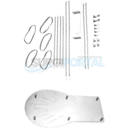 Tuppers Hand Retractor Set of Plastic Surgery Surgical Instruments