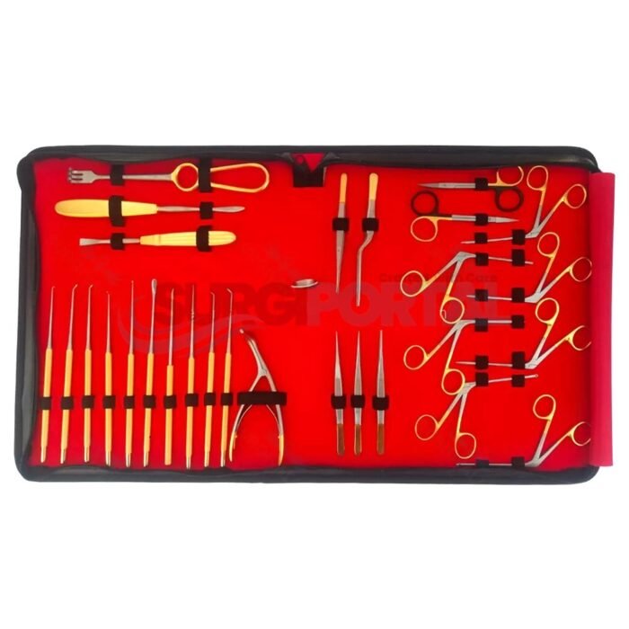 Tympanoplasty Myringoplasty Ear Reconstruction Surgery Instrument Set of 31 Pcs - Image 1