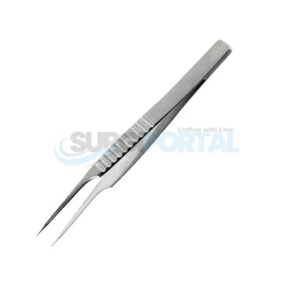Vessel Dilator Forceps 13.5cm Flat Handle 9mm Wide Angulated Tip 0.1mm General Surgery Instruments