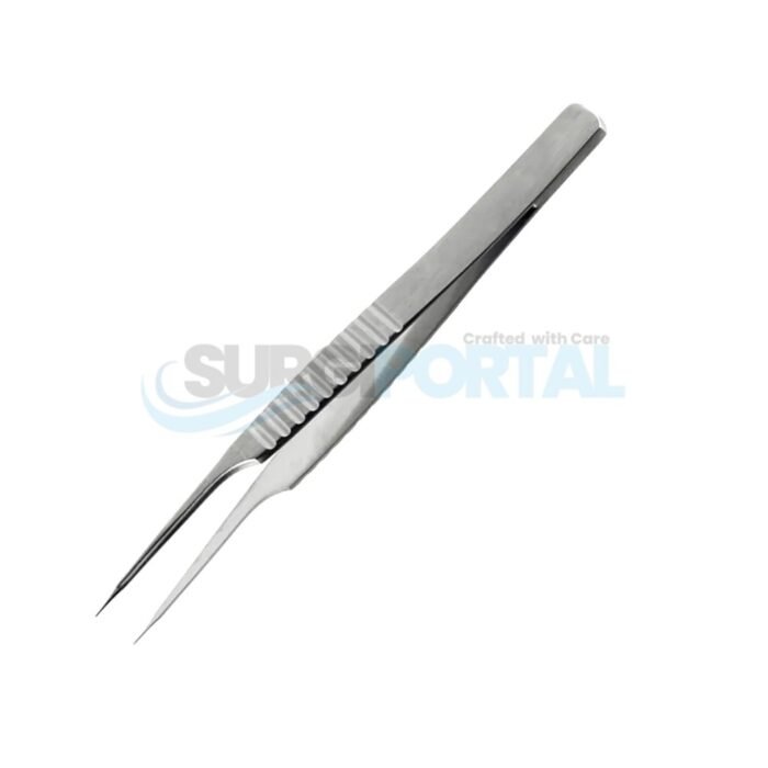 Vessel Dilator Forceps 13.5cm Flat Handle 9mm Wide Angulated Tip 0.1mm General Surgery Instruments - Image 1