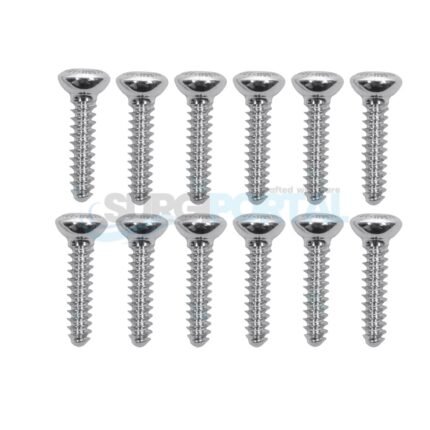 Veterinary 2.0mm Cortical Screw Self Tapping 140 Pcs Instruments Stainless Steel