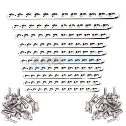 Veterinary 3.5mm LCP Small Fragment Plate 25pcs & 3.5mm LCP Screw 100pcs