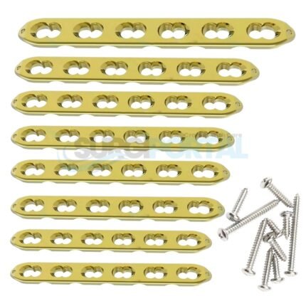 Veterinary Locking Distal Humerus Medial Plates 3.5mm Set of 14pcs